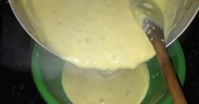 Receita de creme de milho