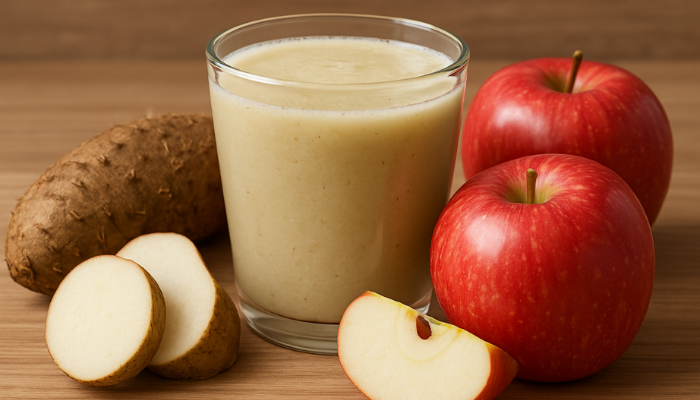 Suco de inhame com maçã: o segredo natural que vai transformar sua saúde