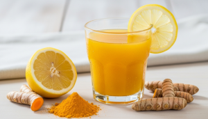 Suco de limão com açafrão: defesa natural para o seu corpo