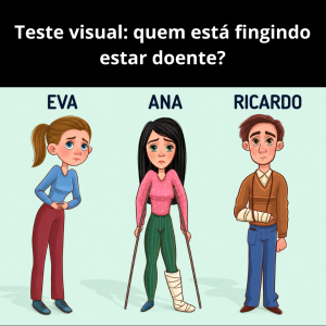 Teste visual: quem está fingindo estar doente?