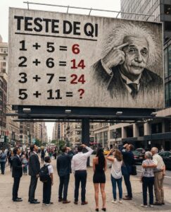Teste de QI: qual é a resposta de 5 + 11?