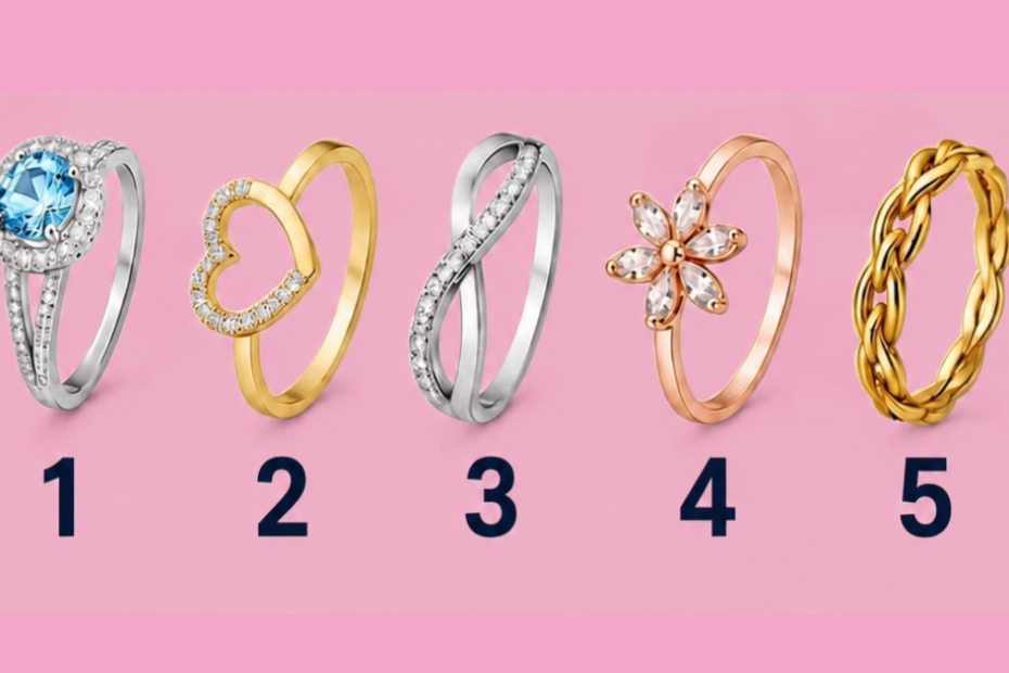 Escolha um anel: o que seu modelo favorito pode revelar sobre seu estilo?